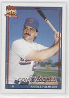 Rafael Palmeiro (B* Before Copyright; Barely Visible 40th Anniversary Logo)