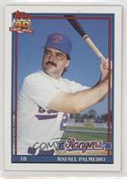 Rafael Palmeiro (B* Before Copyright; Barely Visible 40th Anniversary Logo)