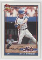 Gregg Jefferies (A* Before Copyright; Barely Visible 40th Anniversary Logo)