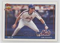 Tim Teufel (B* Before Copyright; Barely Visible 40th Anniversary Logo)