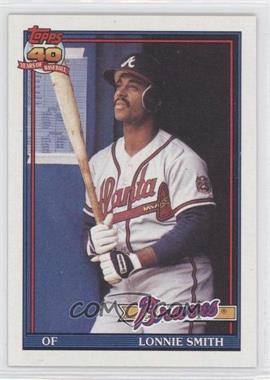 1991 Topps - [Base] #306.1 - Lonnie Smith (136 games in 1990, 1,270 games in career)