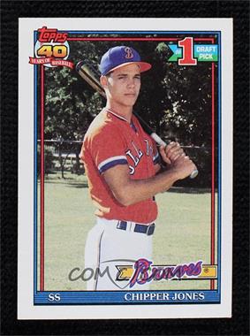 1991 Topps - [Base] #333 - Chipper Jones