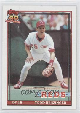 1991 Topps - [Base] #334 - Todd Benzinger