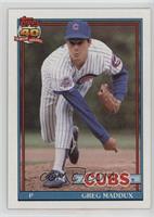 Greg Maddux (A* Before Copyright; Barely Visible 40th Anniversary Logo) [EX&nbs…