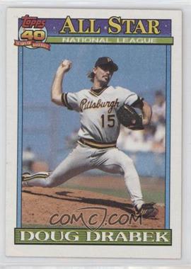 1991 Topps - [Base] #405 - All-Star - Doug Drabek