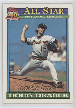 1991 Topps - [Base] #405 - All-Star - Doug Drabek