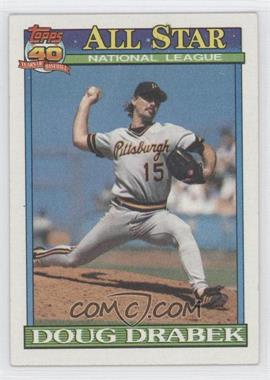 1991 Topps - [Base] #405 - All-Star - Doug Drabek