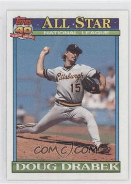 1991 Topps - [Base] #405 - All-Star - Doug Drabek