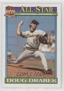 1991 Topps - [Base] #405 - All-Star - Doug Drabek