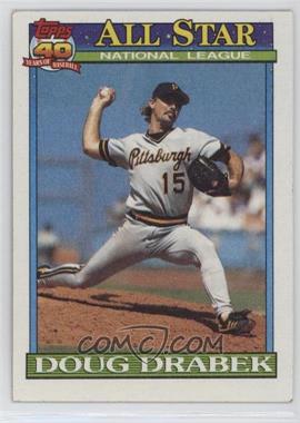 1991 Topps - [Base] #405 - All-Star - Doug Drabek