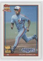 Delino DeShields (A* Before Copyright; Barely Visible Topps 40th Anniversary Lo…
