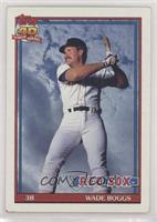 Wade Boggs (A* Before Copyright; Barely Visible Topps 40th Anniversary Logo) [E…