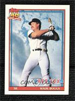 Wade Boggs (A* Before Copyright; Barely Visible Topps 40th Anniversary Logo)