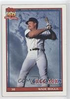 Wade Boggs (A* Before Copyright; Barely Visible Topps 40th Anniversary Logo)