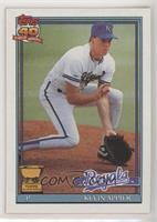 Kevin Appier (A* Before Copyright; Bold Topps 40th Anniversary Logo)