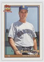 Tino Martinez (B* Before Copyright; Barely Visible 40th Anniversary Logo)