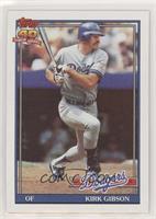 Kirk Gibson (B* Before Copyright; Barely Visible 40th Anniverary Logo on Back)