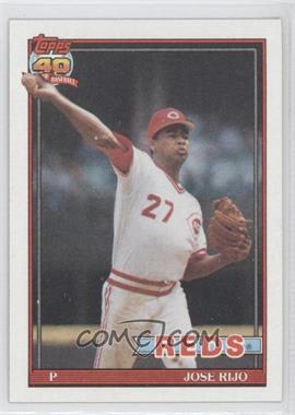 1991 Topps - [Base] #493 - Jose Rijo