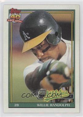 1991 Topps - [Base] #525 - Willie Randolph