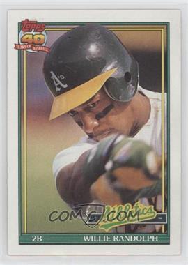 1991 Topps - [Base] #525 - Willie Randolph