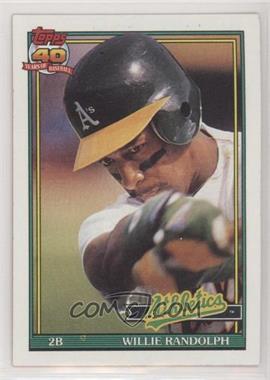 1991 Topps - [Base] #525 - Willie Randolph