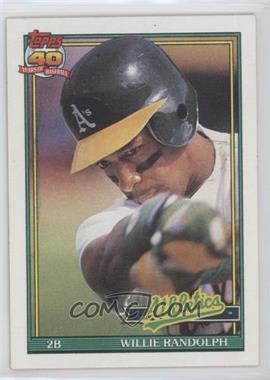 1991 Topps - [Base] #525 - Willie Randolph