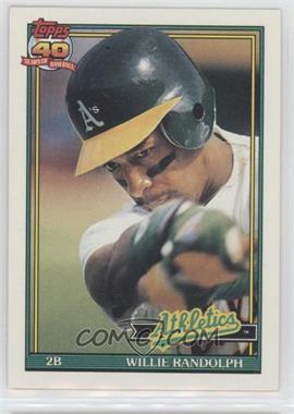 1991 Topps - [Base] #525 - Willie Randolph