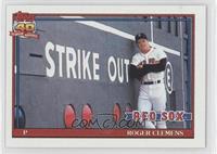Roger Clemens (C* Before Copyright; Barely Visible 40th Anniversary Logo)