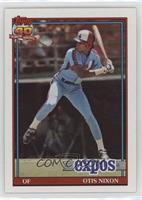 Otis Nixon (B* Before Copyright; Barely Visible Topps 40th Anniversary Logo) [E…