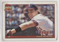 Dante Bichette (White Lettering; B* Before Copyright; Barely Visible Topps 40th…