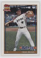 Craig Biggio (A* Before Copyright; Bold 40th Anniversary Logo)