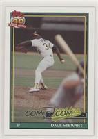 Dave Stewart (B* Before Copryight; Barely Visible Topps 40th Anniversary Logo)