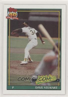 1991 Topps - [Base] #580.1 - Dave Stewart (B* Before Copryight; Barely Visible Topps 40th Anniversary Logo)