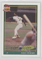 Dave Stewart (B* Before Copryight; Barely Visible Topps 40th Anniversary Logo)