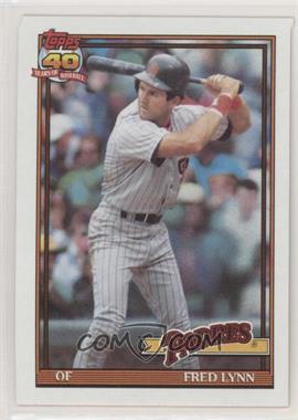 1991 Topps - [Base] #586 - Fred Lynn