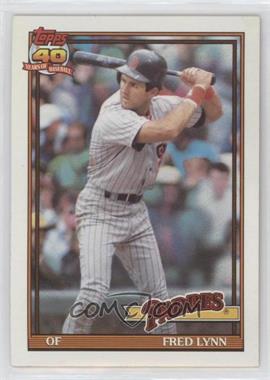 1991 Topps - [Base] #586 - Fred Lynn