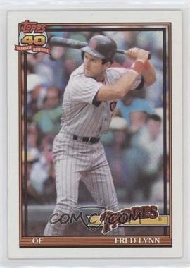 1991 Topps - [Base] #586 - Fred Lynn