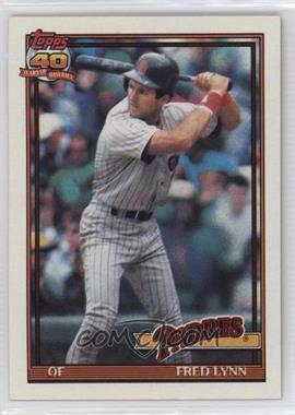 1991 Topps - [Base] #586 - Fred Lynn