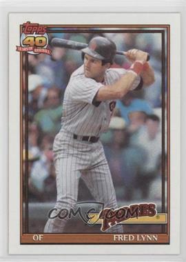 1991 Topps - [Base] #586 - Fred Lynn