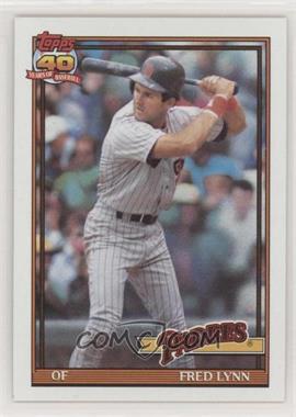 1991 Topps - [Base] #586 - Fred Lynn