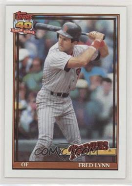 1991 Topps - [Base] #586 - Fred Lynn