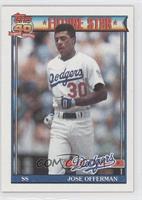 Future Star - Jose Offerman (B* Before Copyright; Barely Visible Topps 40th Ann…