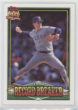 1991 Topps - [Base] #6 - Record Breaker - Nolan Ryan