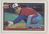 Andres Galarraga (A* Before Copyright; Barely Visible Topps 40th Anniversary Lo…