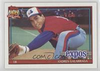 Andres Galarraga (A* Before Copyright; Bold 40th Anniversary Logo on Back)