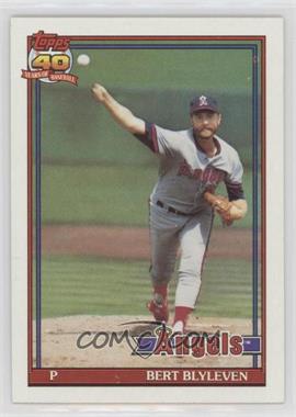 1991 Topps - [Base] #615.1 - Bert Blyleven (Maj. League Totals Normal Print)