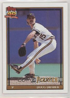 1991 Topps - [Base] #685.1 - Doug Drabek (Black Border around Photo)