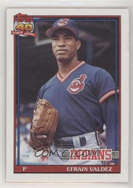 1991 Topps - [Base] #692.2 - Efrain Valdez (Born 7-11-66, no lines of text on bottom of back)