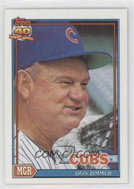 1991 Topps - [Base] #729 - Team Leaders - Don Zimmer