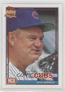 1991 Topps - [Base] #729 - Team Leaders - Don Zimmer
